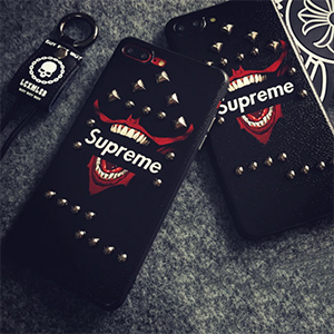 supreme iphone7ケース スタッズ オシャレ