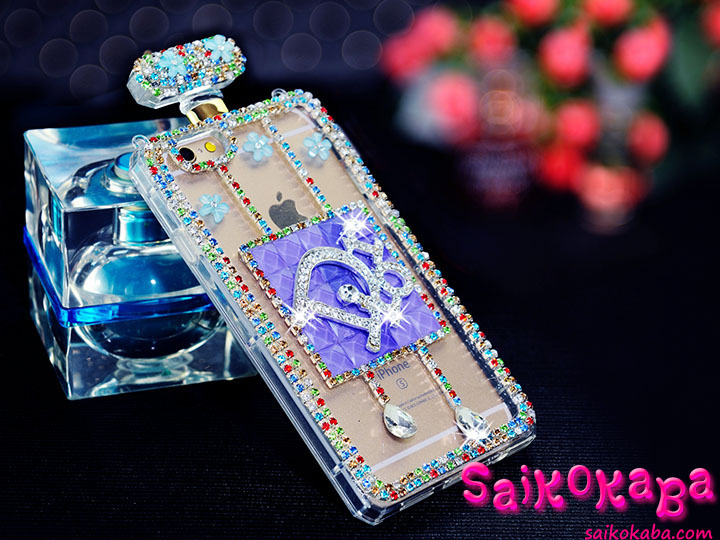 デイオール iPhone7 Plus 香水ビンケース ダイヤモンド