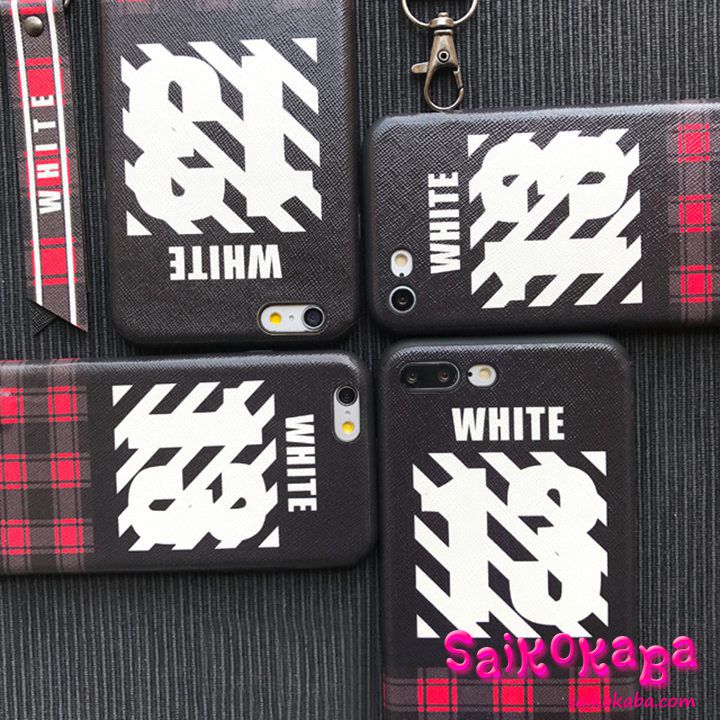 iphone8ケース off white 蚕糸紋