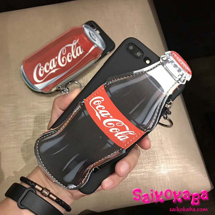 コカ・コーラ iPhone8ケース パロディ オシャレ