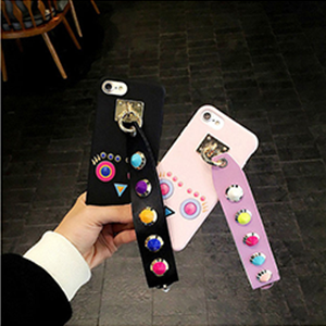 iphone7 シリコン ケース FENDI ブラック＆ピンク ペア