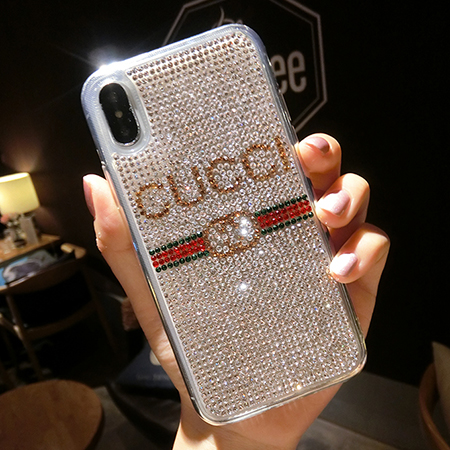 グッチ キラキラ iPhoneXケース ブランド GUCCI