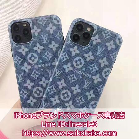 Louis Vuitton レトロ風デニム柄スマホケース