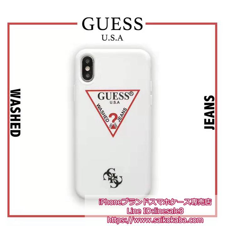 アイホンxs maxケース GUESS カッコイイ