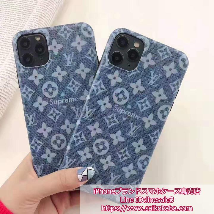 supreme lv iphone11pro/11promax/11ケース ブランドロゴ 個性